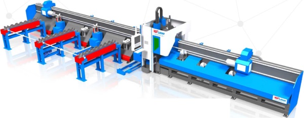 三卡盤半自動上料切管機